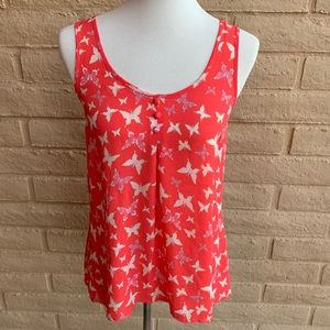 Coral flowy tank.